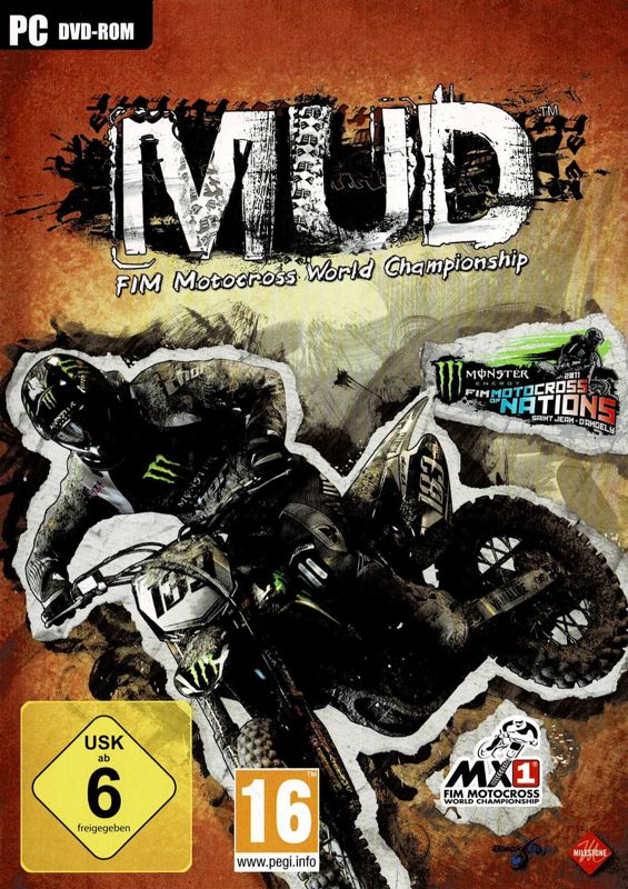MUD: FIM Motocross World Championship box art for Playstation Vita